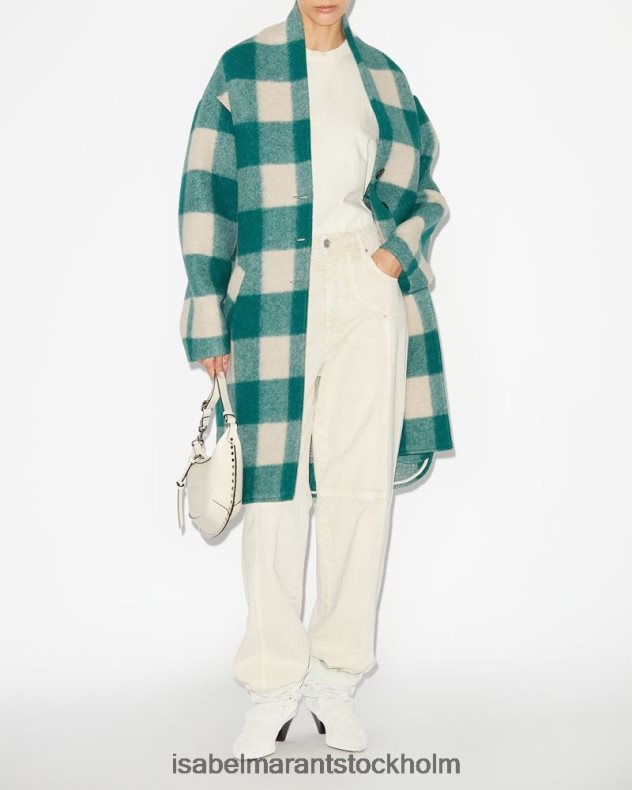 Kläder Isabel Marant gabriel kappa grön kvinnor D80P02331