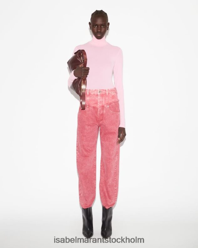 Kläder Isabel Marant faeza topp rosa kvinnor D80P02172