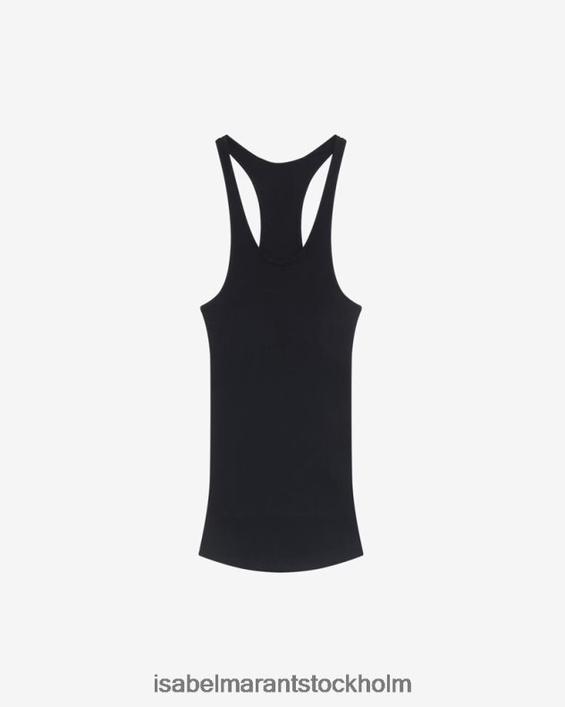 Kläder Isabel Marant tee-shirt i bomull svart kvinnor D80P02277