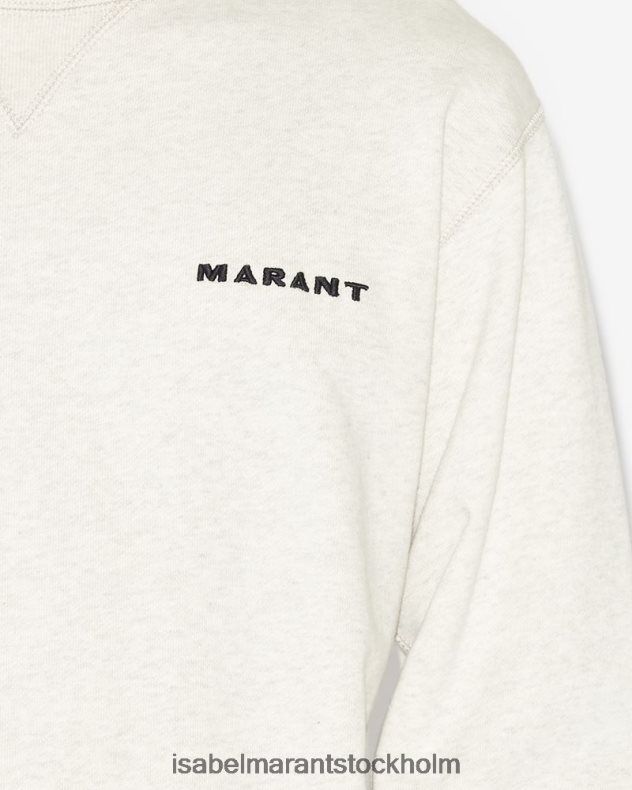 Kläder Isabel Marant mikis logotyp sweatshirt Färg män D80P021339