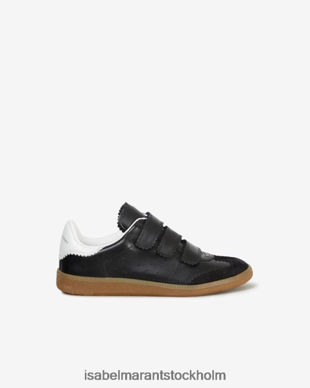Skodon Isabel Marant beth läder sneakers svart unisex- D80P02821